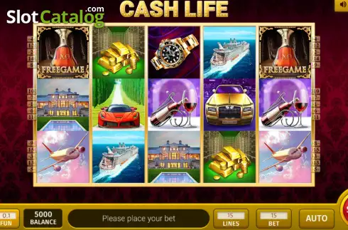 Скрин2. Cash Life слот