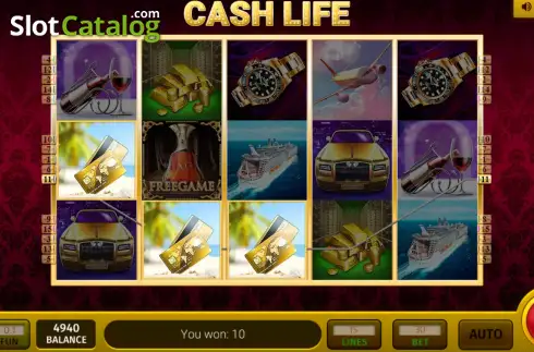 Скрин3. Cash Life слот