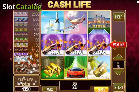 Скрин3. Cash Life (pull tabs) слот