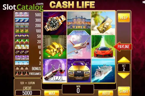 Скрин2. Cash Life (3x3) слот