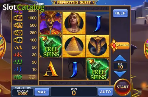 Скрин2. Nefertiti's Quest (Pull Tabs) слот
