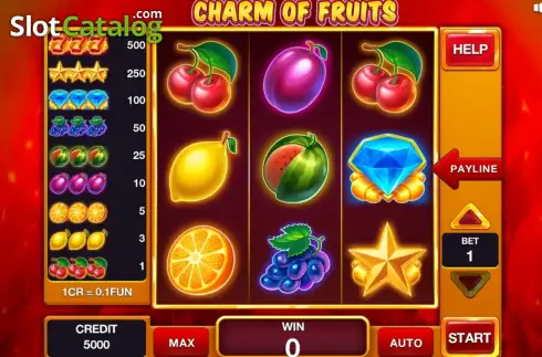 Скрин2. Charm of Fruits (3x3) слот