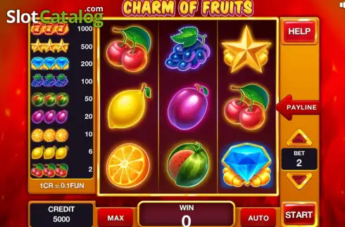 Скрин2. Charm of Fruits (Pull Tabs) слот