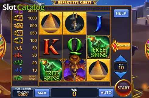 Скрин2. Nefertiti's Quest (Reel Respin) слот