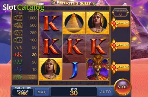 Скрин3. Nefertiti's Quest (Reel Respin) слот