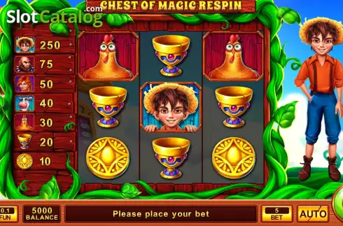 Скрин2. Chest of Magic Respin слот