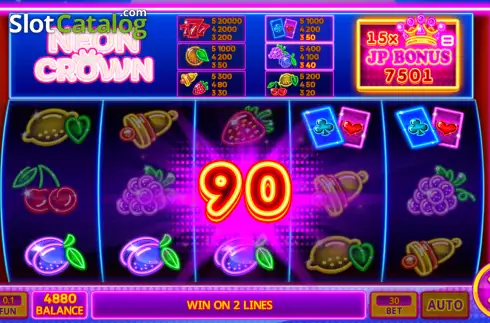 Скрин3. Neon Crown слот