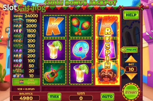 Скрин3. Chilli Bonus Jackpot (Reel Respin) слот