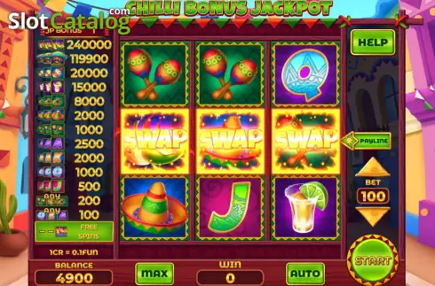 Скрин3. Chilli Bonus Jackpot (Swap and Win) слот