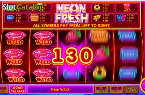 Скрин3. Neon Fresh слот