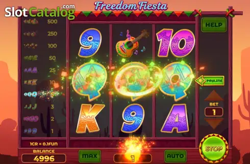 Скрин3. Freedom Fiesta (3x3) слот