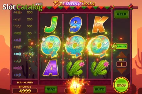 Скрин3. Freedom Fiesta (Pull Tabs) слот