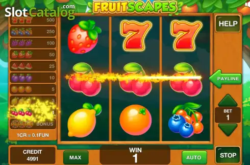 Скрин3. Fruit Scapes (3x3) слот