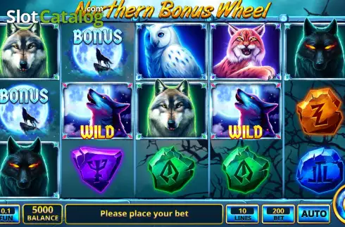 Скрин2. Northern Bonus Wheel слот