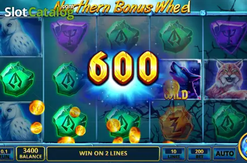 Скрин3. Northern Bonus Wheel слот