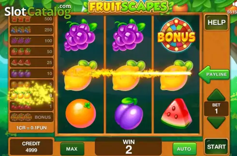 Скрин3. Fruit Scapes (Pull tabs) слот