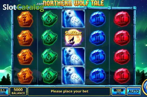 Скрин2. Northern Wolf Tale слот