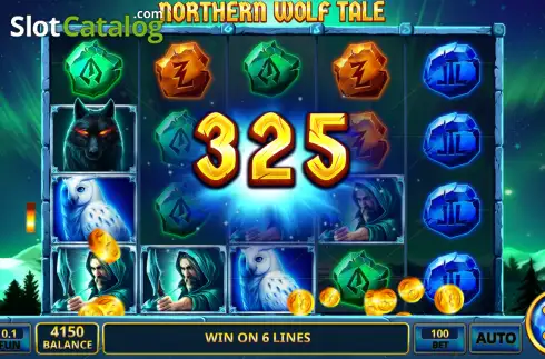 Скрин3. Northern Wolf Tale слот