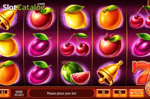 Скрин2. Fruits Circle слот