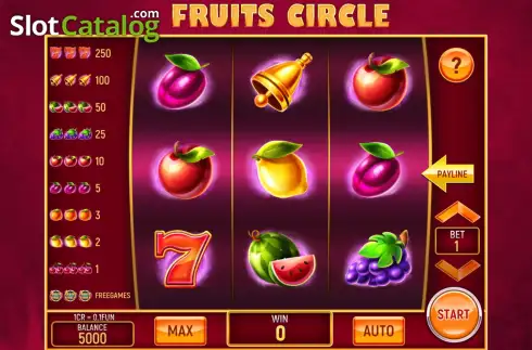 Скрин2. Fruits Circle (3x3) слот