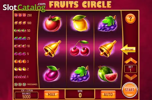 Скрин2. Fruits Circle (Pull Tabs) слот