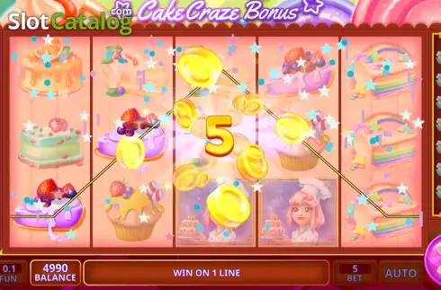 Скрин3. Cake Craze Bonus слот