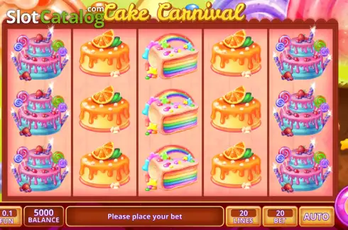 Скрин2. Cake Carnival слот