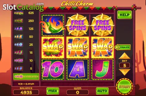 Скрин3. Chilli Charm (Swap and Win) слот