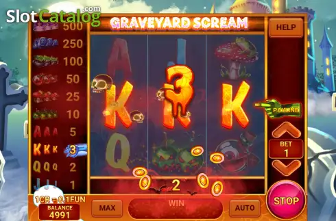 Скрин3. Graveyard Scream (Pull Tabs) слот