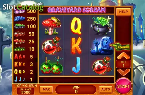 Скрин2. Graveyard Scream (Reel Respin) слот