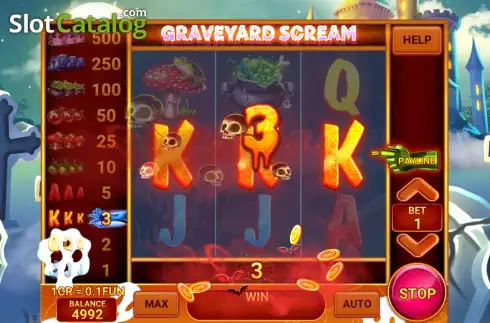 Скрин3. Graveyard Scream (Reel Respin) слот
