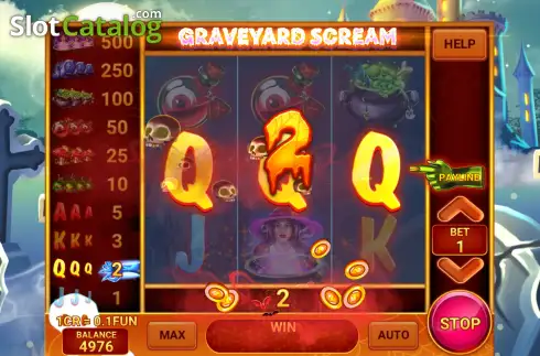 Скрин3. Graveyard Scream (Swap and Win) слот
