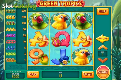 Скрин2. Green Tropics (3x3) слот