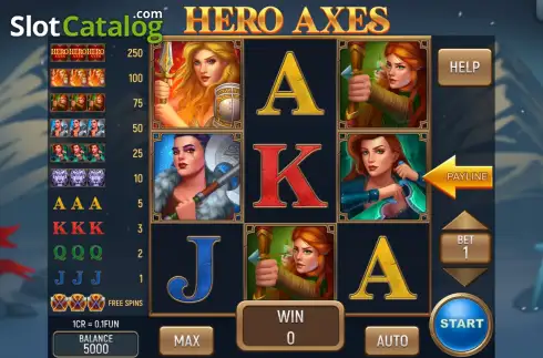 Скрин2. Hero Axes (3x3) слот