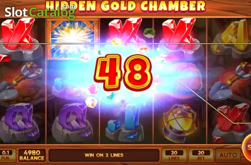Скрин3. Hidden Gold Chamber слот
