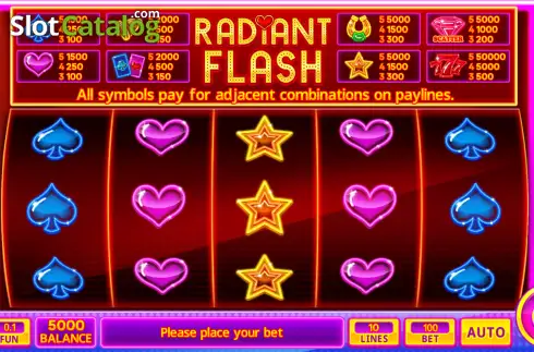 Скрин2. Radiant Flash слот