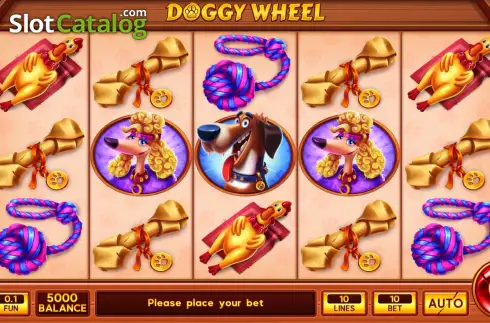 Скрин2. Doggy Wheel слот