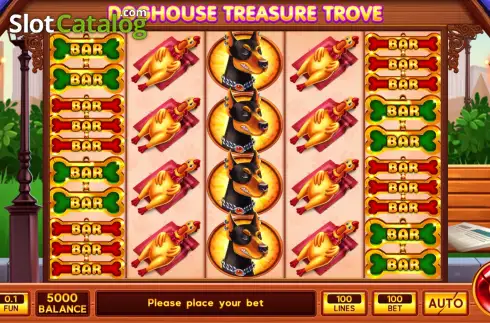 Скрин2. Doghouse Treasure Trove слот