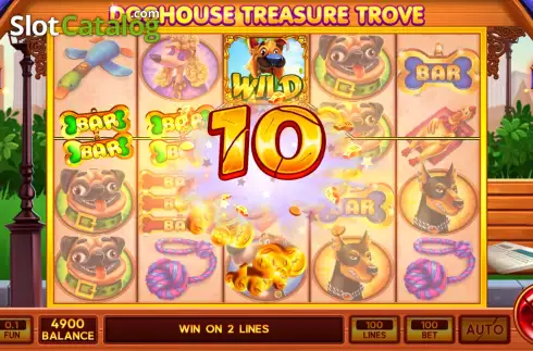 Скрин3. Doghouse Treasure Trove слот