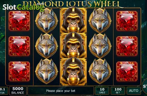 Скрин2. Diamond Lotus Wheel слот