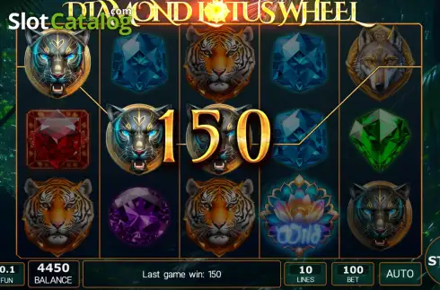 Скрин3. Diamond Lotus Wheel слот