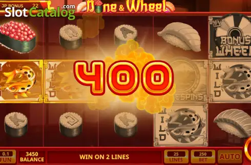 Скрин3. Dine & Wheel слот