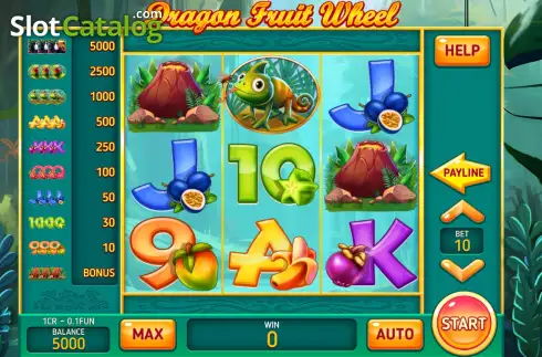 Скрин2. Dragon Fruit Wheel (Pull Tabs) слот