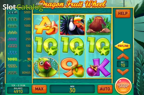 Скрин3. Dragon Fruit Wheel (Pull Tabs) слот