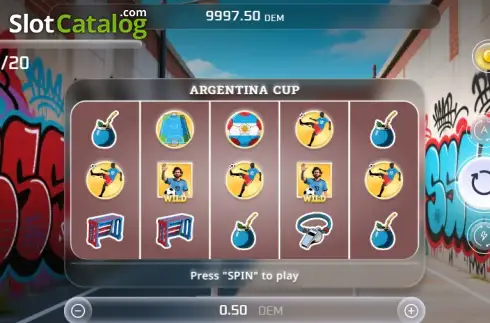 Скрин2. Argentina Cup слот