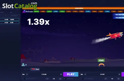 Скрин3. Aircrash слот