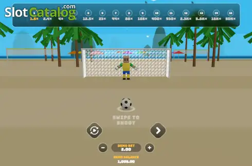 Скрин2. Football Swipe слот