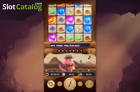 Скрин2. Dino Gems слот