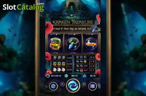 Скрин2. Kraken Treasure слот