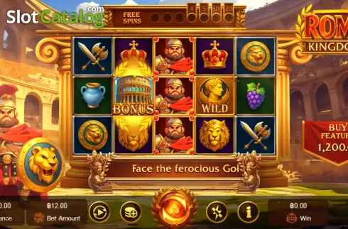 Скрин2. Roma Kingdom слот